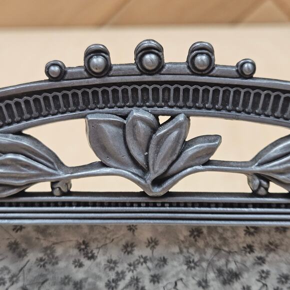 Weston Gallery Pewter frame with signed original black white water color RARE - Picture 2 of 7